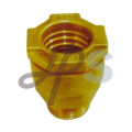 Brass PE straight type pipe coupling